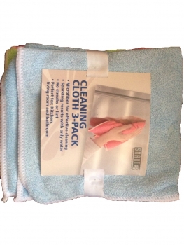 Reinigungslappen 3-Sätze "Smart Microfiber" - Schweden (Ideal zur Reinigung von Küchen-, Badezimmer- und Metalloberflächen)