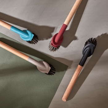 Washing-up brush nature gray