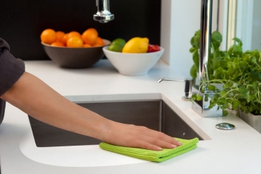 Dishcloth 24 x 24 cm 2pack Grey/Light green