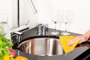 Dishcloth 24 x 24 cm 2pack Grey/Light green