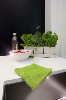 Dishcloth 24 x 24 cm 2pack Grey/Light green