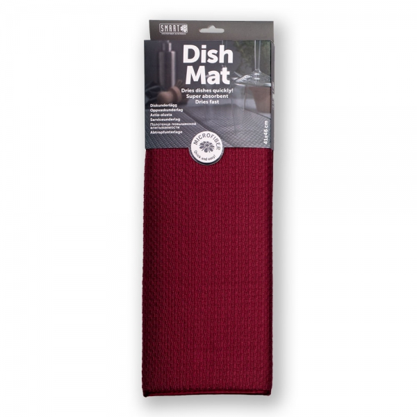 Drying Mat For Dishes (burgundy)