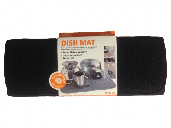Drying Mat For Dishes (schwarz)